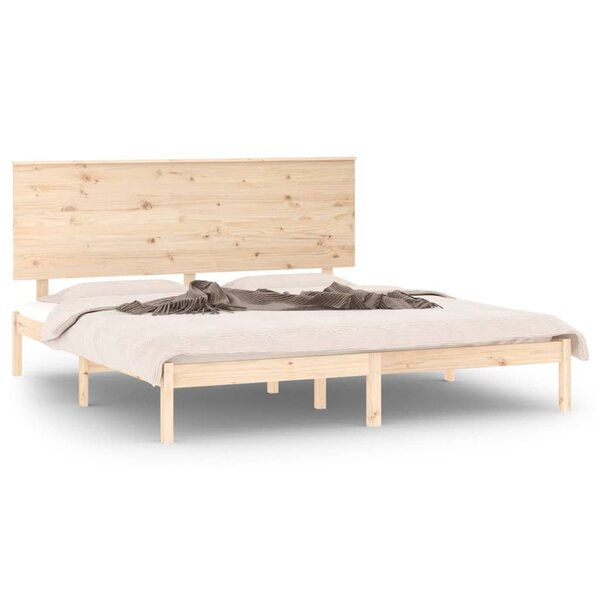 vidaXL Cadre de lit sans matelas 160x200 cm bois massif de pin