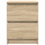 vidaXL Meuble TV chêne sonoma 40x35x54 cm bois d'ingénierie