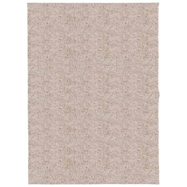 vidaXL Tapis shaggy PAMPLONA poils longs moderne beige 140x200 cm