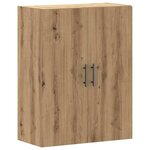 vidaXL Armoire murale chêne artisanal 69 5x34x90 cm