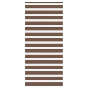 vidaXL Store zèbre marron 115x230cm largeur du tissu 110 9cm polyester
