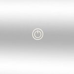Miroir LED mural - Rectangulaire - Bambou