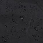 vidaXL Housse de chauffage en forme de pyramide noir 58x58x228 cm