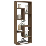 vidaXL Étagère murale Chêne marron 36x16x90 cm Bois d'ingénierie
