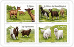 Carnet - Les chèvres de nos régions - 12 timbres autocollants