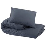 vidaXL Ensemble de housse de couette Anthracite 260x240 cm Microfibre