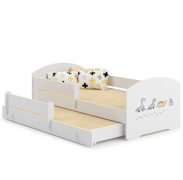 Lit simple avec gigogne Luk 160x80