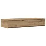 Tiroirs de lit vidaXL Chêne artisan 75x36 5x16 5 cm Bois reconstitué