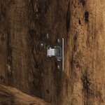 vidaXL Buffet Chêne Fumé 120x41x75 cm Bois d'Ingénierie