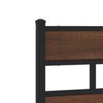 vidaXL Cadre de lit sans matelas avec tête de lit et pied de lit
