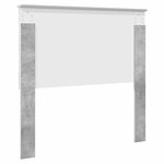 vidaXL Tête de lit Gris béton 100 cm Bois d'ingénierie