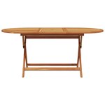 vidaXL Ensemble de salle à manger pour jardin Pliant 7 Pièces Beige