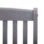 vidaXL Chaises pliables d'extérieur lot de 2 et coussins Bois d'acacia