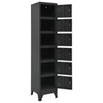 vidaXL Armoire à casiers Anthracite 38x40x180 cm Acier