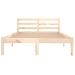 vidaXL Cadre de lit sans matelas bois de pin massif 120x200 cm