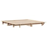 vidaXL Cadre de lit sans matelas 180x200 cm bois massif de pin