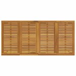 Ensemble de salle à manger de jardin en 9 pièces beige en poly rattan acacia