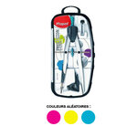Coffret compas Precision System 165 mm Diam Max 30 cm Coloris Aléatoire MAPED