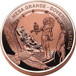 Pièce de monnaie en Cuivre 1 Dollar g 155.5 (5 oz) Millésime 2025 MOON GODDESS HANWI