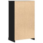 vidaXL Meuble Haut Chêne Noir 60x35 5x103 5 cm Bois d'ingénierie