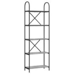 vidaXL Étagère Gris Sonoma 60 x 30 x 183 cm Bois d'ingénierie