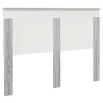 vidaXL Tête de lit Gris Sonoma 140 cm Bois d'ingénierie