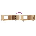 vidaXL Table basse chêne sonoma 90x50x40 cm bois d'ingénierie