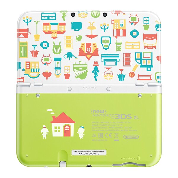 Nintendo nintendo new 3ds xl (blanche) + animal crossing : happy home designer - console de jeux-vidéo portable tactile 3d à deux écrans larges + jeu animal crossing : happy home designer préinstallé (pré-commande - sortie le 2 octobre 2015)