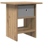 vidaXL Table de chevet Chêne artisanal 41 x 40 x 45 cm