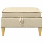 vidaXL Sofa avec rangement Tissu