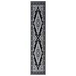 vidaXL Tapis BCF Noir 100x500 cm