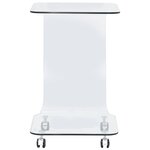 vidaXL Table basse 45x40x63 cm Verre trempé