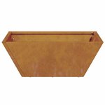 vidaXL Bol de Jardin 40x40x15 cm en Acier Corten