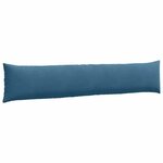 vidaXL Coussins de canapé 2 Pièces Bleu 200 x 40 cm