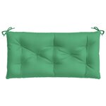 vidaXL Coussin de banc de jardin vert 100x50x7 cm tissu oxford