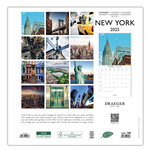 Grand Calendrier Mural 29x29 Cm - 2025 - New York - Draeger paris