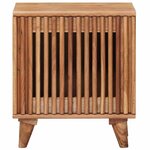 vidaXL Table de chevet faite main Marron Teck 40 x 30 x 45 cm