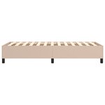 vidaXL Cadre de lit Cappuccino 80x200 cm Similicuir