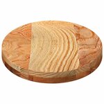 vidaXL Dessus de table 80x40x4 cm bois de chêne massif ovale