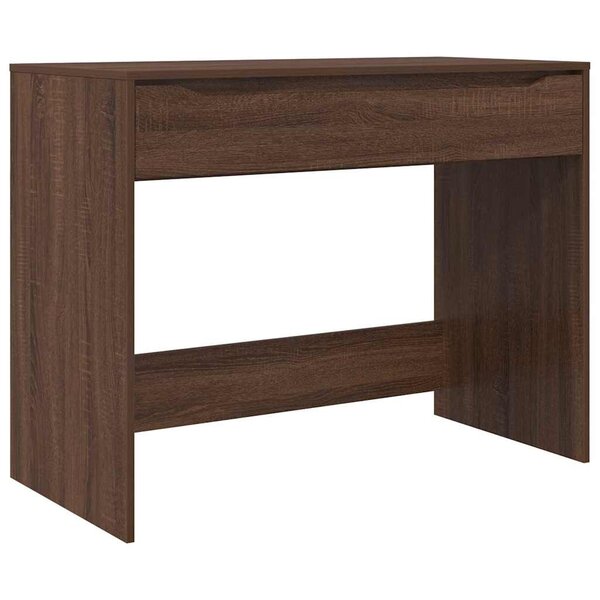 vidaXL Bureau Chêne brun 100 x 50 x 78 cm Bois d'ingénierie