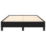 vidaXL Cadre de lit sans matelas noir 120x190 cm tissu