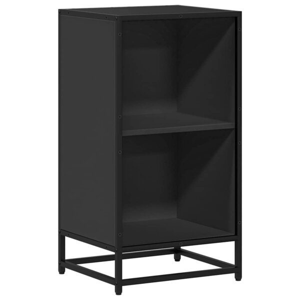 vidaXL Bibliothèque noir 40x35x76 cm bois d'ingénierie