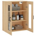 vidaXL Armoire murale chêne sonoma 69 5x34x90 cm