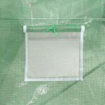 vidaXL Serre avec cadre en acier vert 120 m² 20x6x2 85 m
