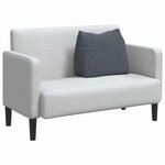 vidaXL Coussin de Dos Gris foncé 60 x 20 x 50 cm