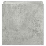 vidaXL Ensemble de meubles TV 5 Pièces Gris béton Bois d'ingénierie