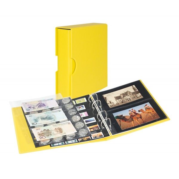 Album Publica M Color Lindner pour cartes postales photos. Couleur - Jaune SOLINO