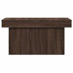 vidaXL Table basse chêne marron 80x55x40 cm bois d'ingénierie