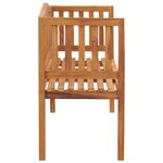vidaXL Banc de jardin 150 cm Bois de teck solide