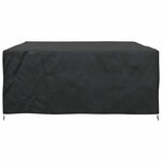vidaXL Housse pour mobilier d'extérieur Noir 300 x 250 x 70 cm 600D